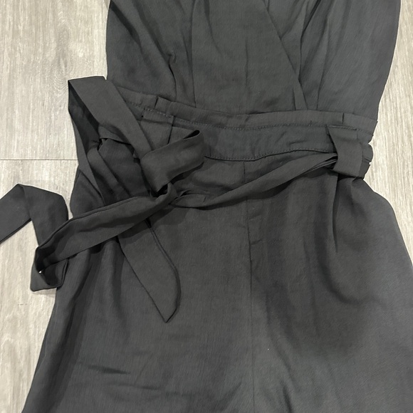 Lulus In the City Black Surplice Sleeveless Jumpsuit - Picture 7 of 9